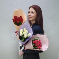 Букет из 7 мини роз с доставкой в Челябинске