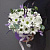 Хризантемы и сухоцветы в шляпной коробке с доставкой в Челябинске