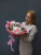 "Нега" букет из кустовых хризантем, альстромерий и гвоздик