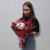 "Казанова" букет с красными розами, хризантемой и альстромериями "Казанова" букет с красными розами, хризантемой и альстромериями