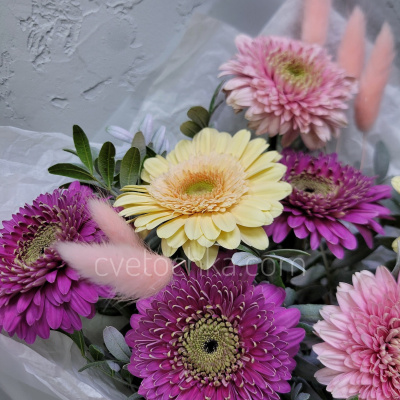 Букет из 7 гербер мини